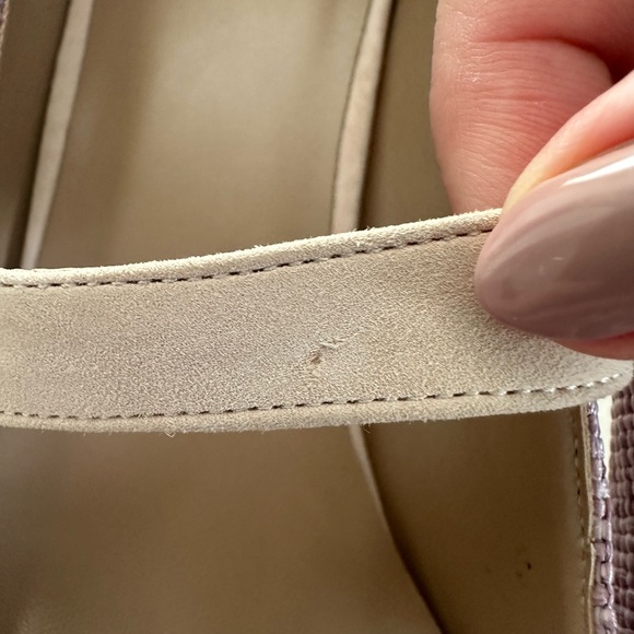 Italian Designer Gianna Meliani Lavender Mary Jane Heels - Picture 7 of 10